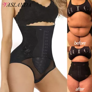 Women High-Waist Tummy Control Girdle Panties Body Shaper Butter Lifter Knicker - Picture 1 of 23