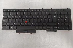 Spanish Keyboard for Lenovo Thinkpad P51 P71 P50 P70 P70S trackpoint non-backlit - Afbeelding 1 van 2