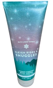 Bath & Body Works Sleigh Rides & Snuggles crema corpo idratazione definitiva, 8 oz - Foto 1 di 2