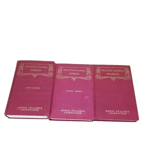 Vintage Posten 3 kleine Colonel Bücher von Annie Fellows Johnston Hardcover 40er 50er - Bild 1 von 19