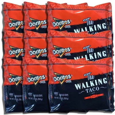Doritos The Walking Taco Nacho Cheese Chips - Crunchy Bold Flavor 2.5 Ounce 9 Pa - Image 1 of 4