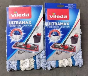 Vileda Ultramax Replacement Mop Head Microfibre cottonPads - Pack of 2  - Picture 1 of 7