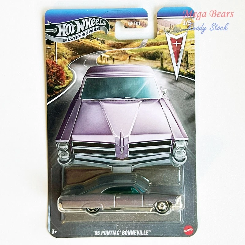 Mattel Hot Wheels 2025 Silver Series Pontiac Series #3 65 Pontiac Bonneville NEW - Image 1 of 1