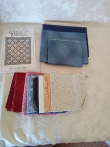 Kit de edredón de 5 parches Country Threads con tela cabaña granja 40 x 56" nuevo - Imagen 1 de 6