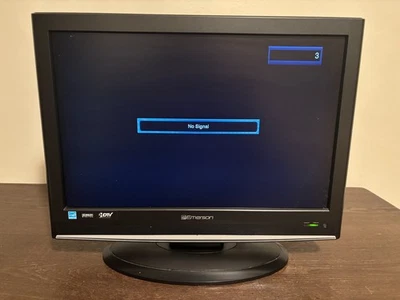 2008 19" Emerson LC195EM9 2 LCD TV Monitor High Definition NO REMOTE - Image 1 of 4