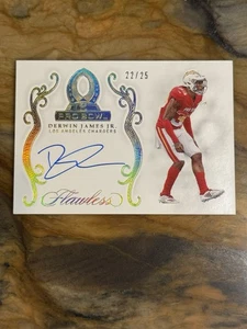 Tinta Pro Bowl Derwin James 2019 Panini impecable en tarjeta automática/25 - Imagen 1 de 1