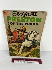 Sargento Preston del Yukón - Dell Comics #12, héroe de la Edad de Oro 1954 - Imagen 1 de 5