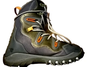 Men’s Zuma Snow Boots Size 10 Charcoal Grey Orange - Picture 1 of 7