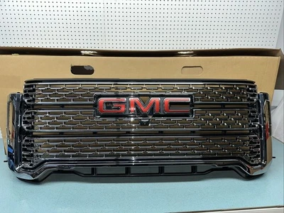 Rejilla GMC SIERRA DENALI HD 2500 3500 2020-2023 OEM con cámara Foto 1 de 4