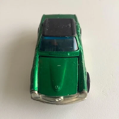 Hot Wheels Redline Mercedes Benz 280SL verde fábrica negro techo 1969 HK Foto 1 de 4