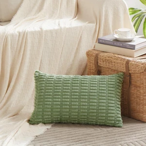 Sage Green Lumbar Decorative Throw Pillow Covers 12X24 Inch for Living Room Couc - Picture 1 of 6