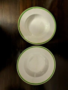 2 ANTIQUE 1930 John Maddock & Sons England 8 3/4"" Soup Plate Bowl - Picture 1 of 6