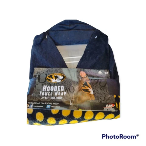Missouri Tigers  Youth Terry Cloth Hooded Towel Wrap 22" x 51" Cover