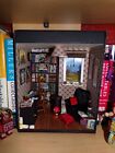 Book Nook diorama miniature room book alley booknook  library, lots of books.