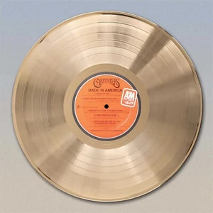 Carpenters "Made In America"  Gold LP Record wall art - Picture 1 of 6