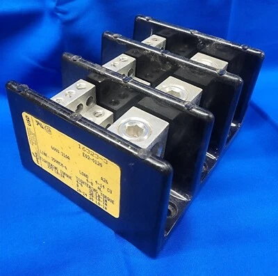 BUSSMAN POWER TERMINAL BLOCK 163233 600V 310AMP - Image 1 of 4