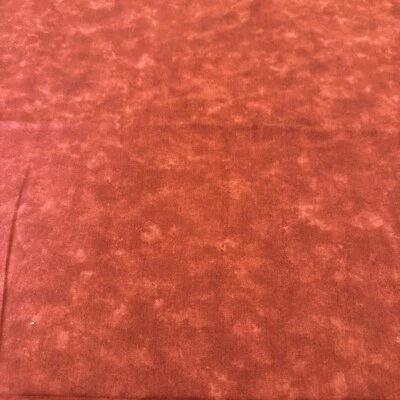 Moda Marble Quilt Fabric Rust 1997 Patrick Lose 2 1/2 Yard Rust - Dark Red - Image 1 of 3