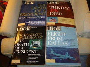 4 LOOK MAGAZINES JANUARY 1967-MARCH 1967 JOHN F KENNEDY - Foto 1 di 2