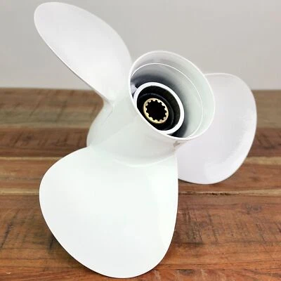 Yamaha Boot Propeller Aluminium 25-60 PS Außenborder 11-3/8x12" 13 Zähne 3 Blatt - Bild 1 von 4