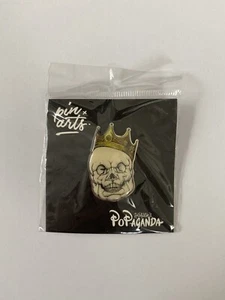 Ron English Pin Popaganda Pop Life Biggie New York Crown Pin Arts Rare Limited - Picture 1 of 6