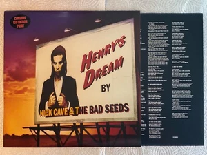 Nick Cave & The Bad Seeds - Henry's Dream UK orig Mute LP + PRINT Birthday Party - Picture 1 of 4