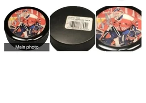 OLAF KOLZIG GOALIE SIGNED PHOTO PUCK VICEROY MFG. 🇨🇦 WASHINGTON CAPITALS NHL - Picture 1 of 4