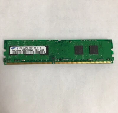 Samsung PC2-4200 / DDR2-533 / 1RX8 512MB  RAM DIMM ECC - M395T6553CZD-CD50 - Image 1 of 2