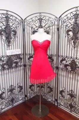 G2142)  ALYCE 4332  FUSHSIA SZ 10  COCKTAIL PROM HOMECOMING GOWN DRESS NEW - Image 1 of 4