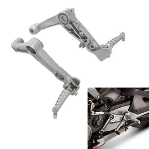 Driver Footpegs Footrests & Mount Bracket Fit For Aprilia Tuono 660 RS660 2021+ - Picture 1 of 19