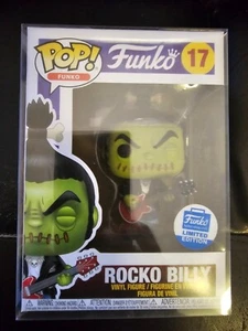 FUNKO POP! ROCKO BILLY # 17 Vinyl Figure Funko Shop Exclusive BRAND NEW IN BOX - Picture 1 of 6