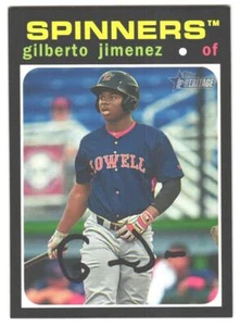 2020 Topps Heritage Minor League Gilberto Jimenez #6 - Picture 1 of 2
