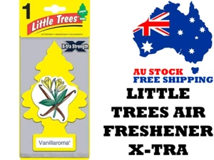 Little Trees Air Freshener Vanillaroma X-tra Strength Car Truck Taxi Home Office - Picture 1 of 1