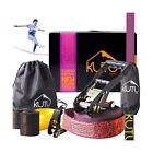 60 Ft Slackline Kit For Kids And Adults &#8211; Complete Tight Rope Set With Tra