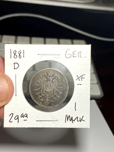 1881 D Germany 1 Mark - Picture 1 of 2