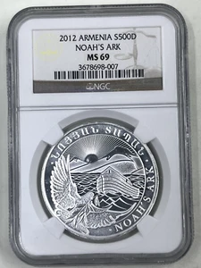2012 Armenia S500D NGC MS69 Noah's Ark - Picture 1 of 4