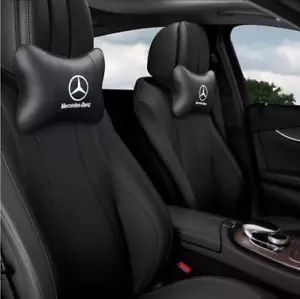 Almohadas de cojín para cuello reposacabezas asiento de coche 2 piezas para Mercedes-Benz 1980-2025 - Imagen 1 de 7