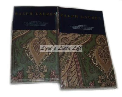 2 RALPH LAUREN Great Compton Paisley EURO SHAMS DESIGNER Westport - Image 1 of 4