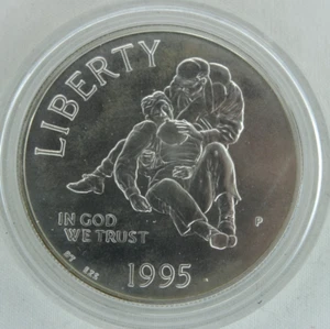 1995-P Civil War Battlefields Silver Dollar US Mint $1 Commemorative Capsule - Picture 1 of 2