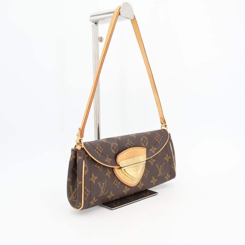 LOUIS VUITTON（LV） Louis Vuitton Pochette Beverly Borsa a Tracolla Monogram Tela Marrone Autore
