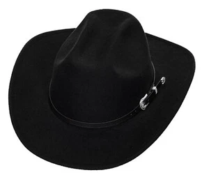 Western Cowboy Hat for Men Women - Classic Felt Wide Brim Fedora Hat with Bel... - Picture 1 of 6