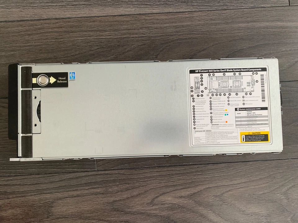 HP ProLiant BL460c G9 2x 6C E5-2620V3 2.40GHz 16GB RAM + HP FlexFabric 10Gb 534M - Image 1 of 4