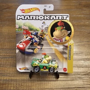 Hot Wheels Mario Kart 2022 Bowser Jr Flame Flyer Diecast Car NUEVO - Imagen 1 de 6