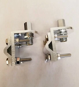 DOS - 3 vías Soporte de Montaje de Espejo de Aluminio con Perno SO-239 para Antenas de Radio CB - Imagen 1 de 1