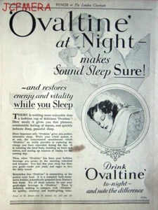 Anuncio original OVALTINE tónico comida bebida bebida bebida #3 - 1937 anuncio impreso Art Deco - Imagen 1 de 1