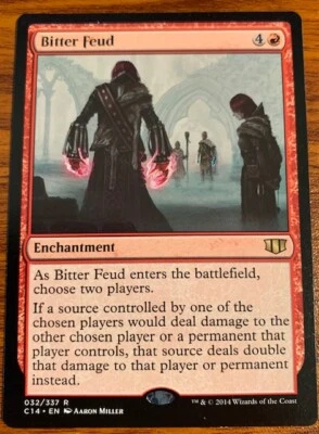 2014 MTG Wizards of the Coast Commander 2014 Bitter Feud #32/337 Used  - Image 1 of 2