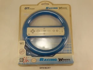 GT COUPE RACING WHEEL VOLANTE per CONTROLLER WII REMOTE WIIMOTE NINTENDO BLU - Imagen 1 de 2