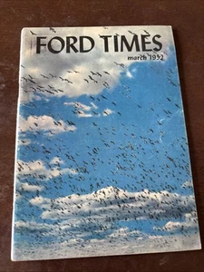 1952 March Ford Times Magazine Snow Geese Cover Irish In Boston Salmon Crappie - Imagen 1 de 24