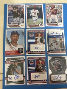 Baseball Lot 13 Autos & Parallels (Topps/Panini/USA)  - Bild 1 von 4