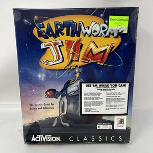 EarthWorm Jim PC Game Computer Big Box 1999 - Picture 1 of 9