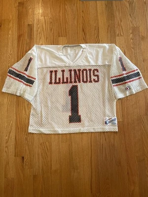 Camiseta deportiva de fútbol de malla recortada Illini Fighting University of Illinois de colección Champion Foto 1 de 4